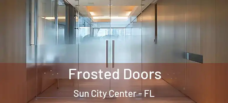  Frosted Doors Sun City Center - FL