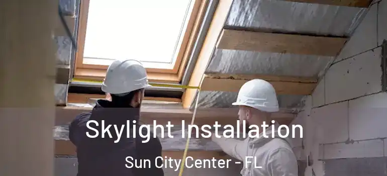  Skylight Installation Sun City Center - FL